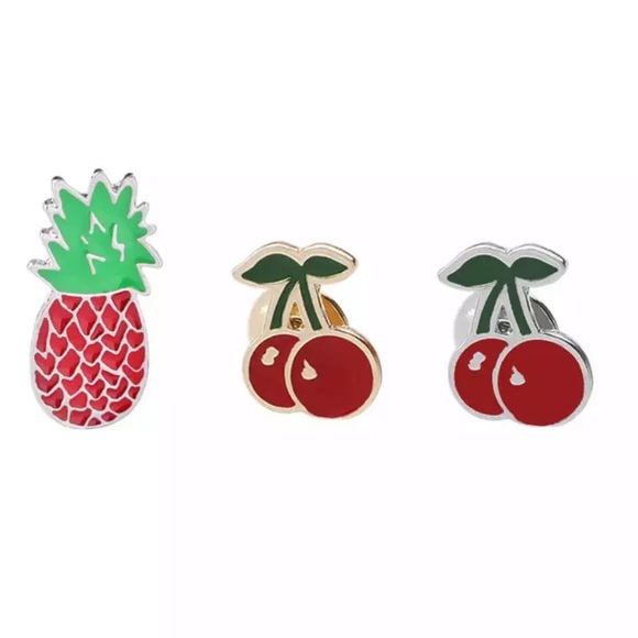 New - 3 Piece Thick Enamel Pin Set Badge Jewelry - Picture 2 of 2